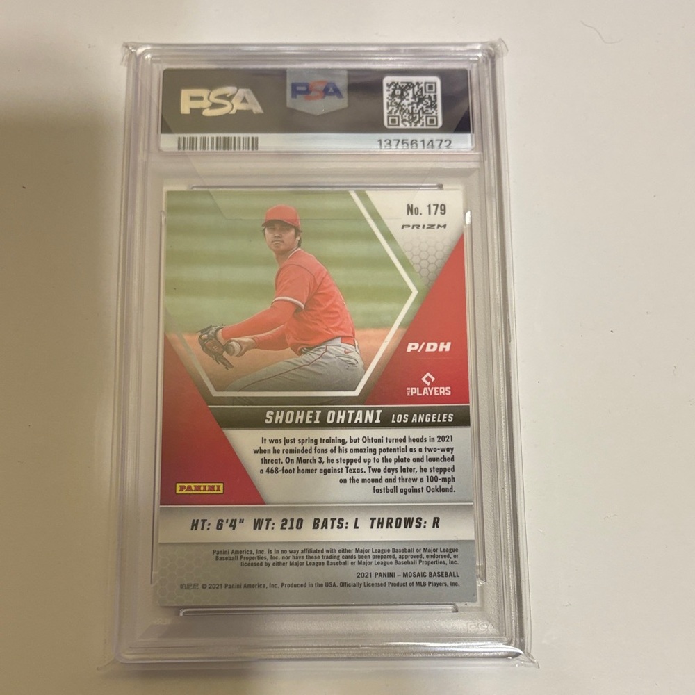 2021 Mosaic Shohei Ohtani Camo Pink Card - Picture 2 of 6